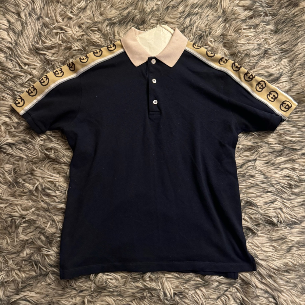 GUCCI POLO WITH INTERLOCKING G SZ S